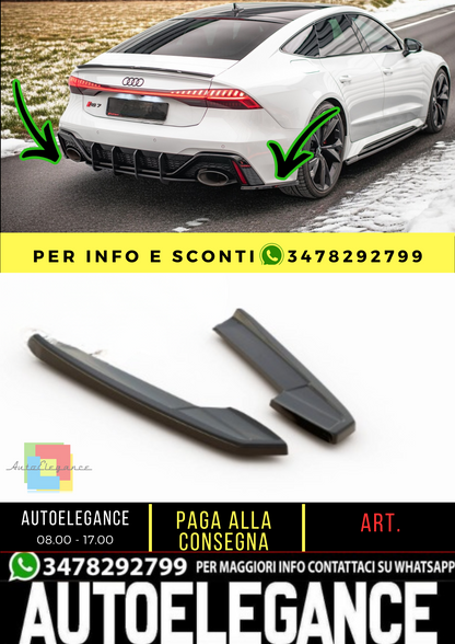 🔥Rear Side Splitter V.1 suitable for Audi RS7 C8🔥