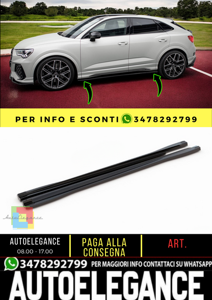 🔥Under Side Skirts suitable for V.2 Audi Q3 S-Line / RSQ3 F3🔥