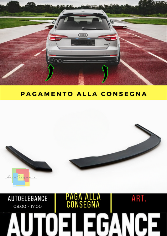 💫Rear Side Splitter V.2 suitable for Audi A4 S-Line B9💫