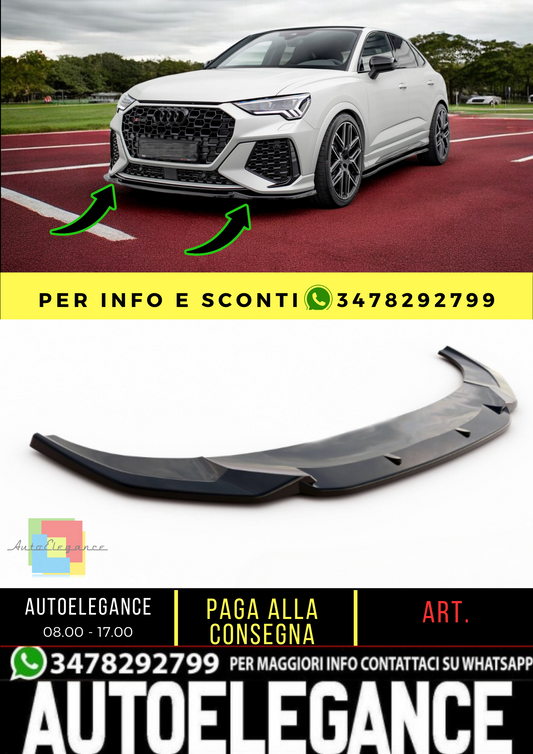 🔥Front Splitter V.1 suitable for Audi RSQ3 F3🔥