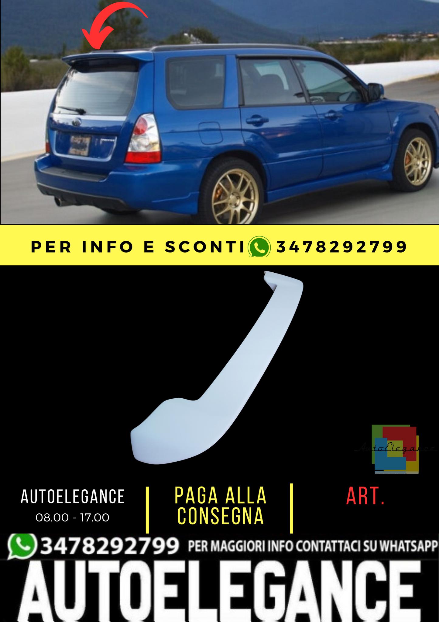 💕SPOILER SUITABLE FOR SUBARU FORESTER II SG 💕