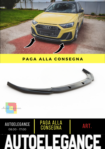 🔥Splitter anteriore V.2 adatto per Audi A1 S-Line GB🔥