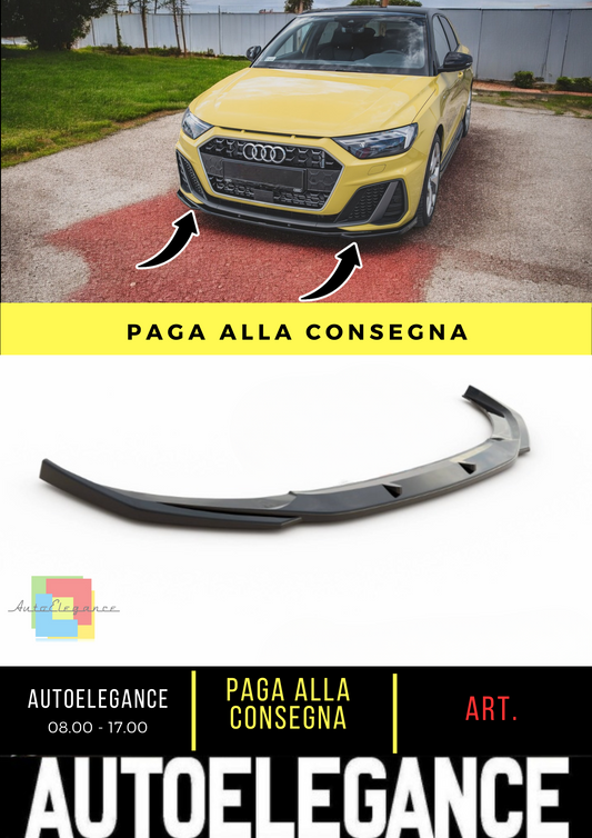🔥Splitter anteriore V.2 adatto per Audi A1 S-Line GB🔥