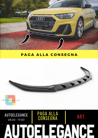 🔥Splitter anteriore V.1 adatto per Audi A1 S-Line GB🔥