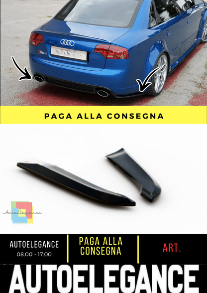 🔥Rear Side Splitters V.1 suitable for Audi RS4 Sedan B7🔥
