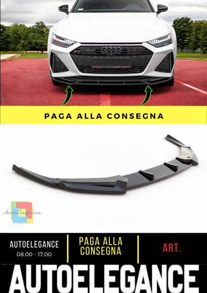 🔥Splitter anteriore V.1 adatto per Audi RS7 C8🔥