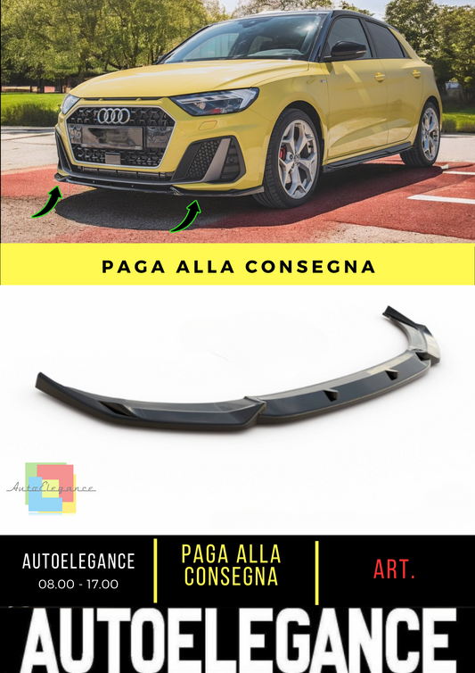 🔥Splitter anteriore V.3 adatto per Audi A1 S-Line GB🔥