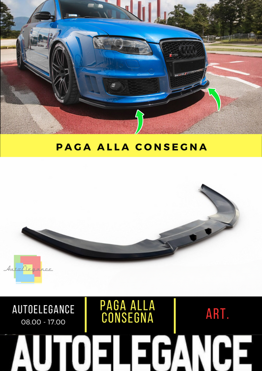 🔥Splitter anteriore V.2 adatto per Audi RS4 B7🔥