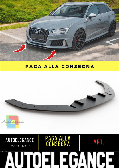 🔥Street Pro Audi RS3 8V Sportback front splitter🔥