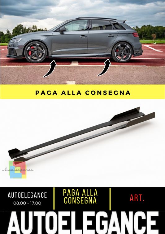 🔥Street Pro Side Skirts + Flap Audi RS3 8V Sportback🔥