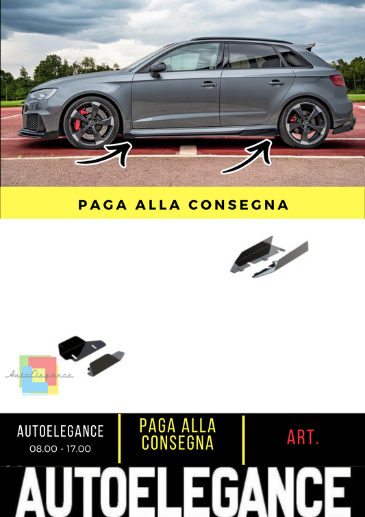 🔥Side Flaps suitable for Audi RS3 8V Sportback🔥