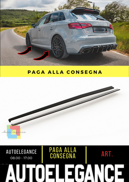 🔥Under Side Skirts Street Pro Audi RS3 8V Sportback🔥