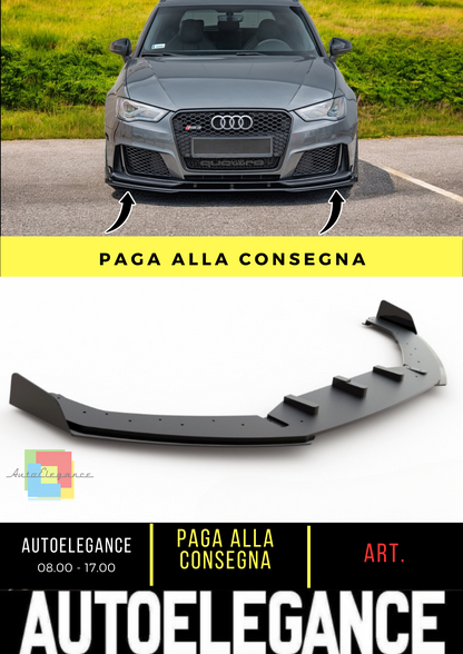 🔥Splitter Anteriore Street Pro + Flap  Audi RS3 8V Sportback🔥
