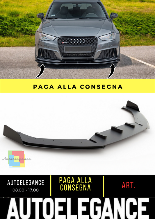 🔥Street Pro Front Splitter + Flap Audi RS3 8V Sportback🔥