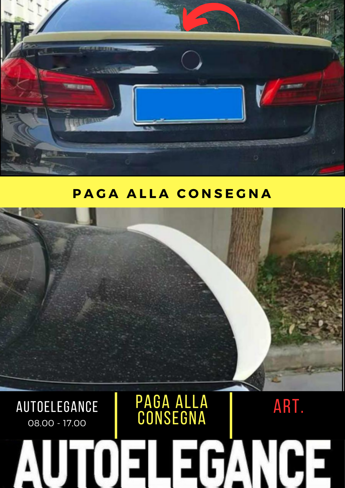 💕 REAR SPOILER SUITABLE FOR BMW 5 G30 G38 MATT BLACK💕