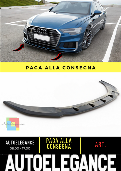 🔥Splitter anteriore V.2 adatto per Audi A6 S-Line / S6 C8 / C8 Facelift🔥