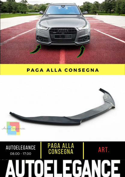 🔥Front splitter V.2 suitable for Audi A6 / A6 C7 S-line / S6 C7 Facelift🔥