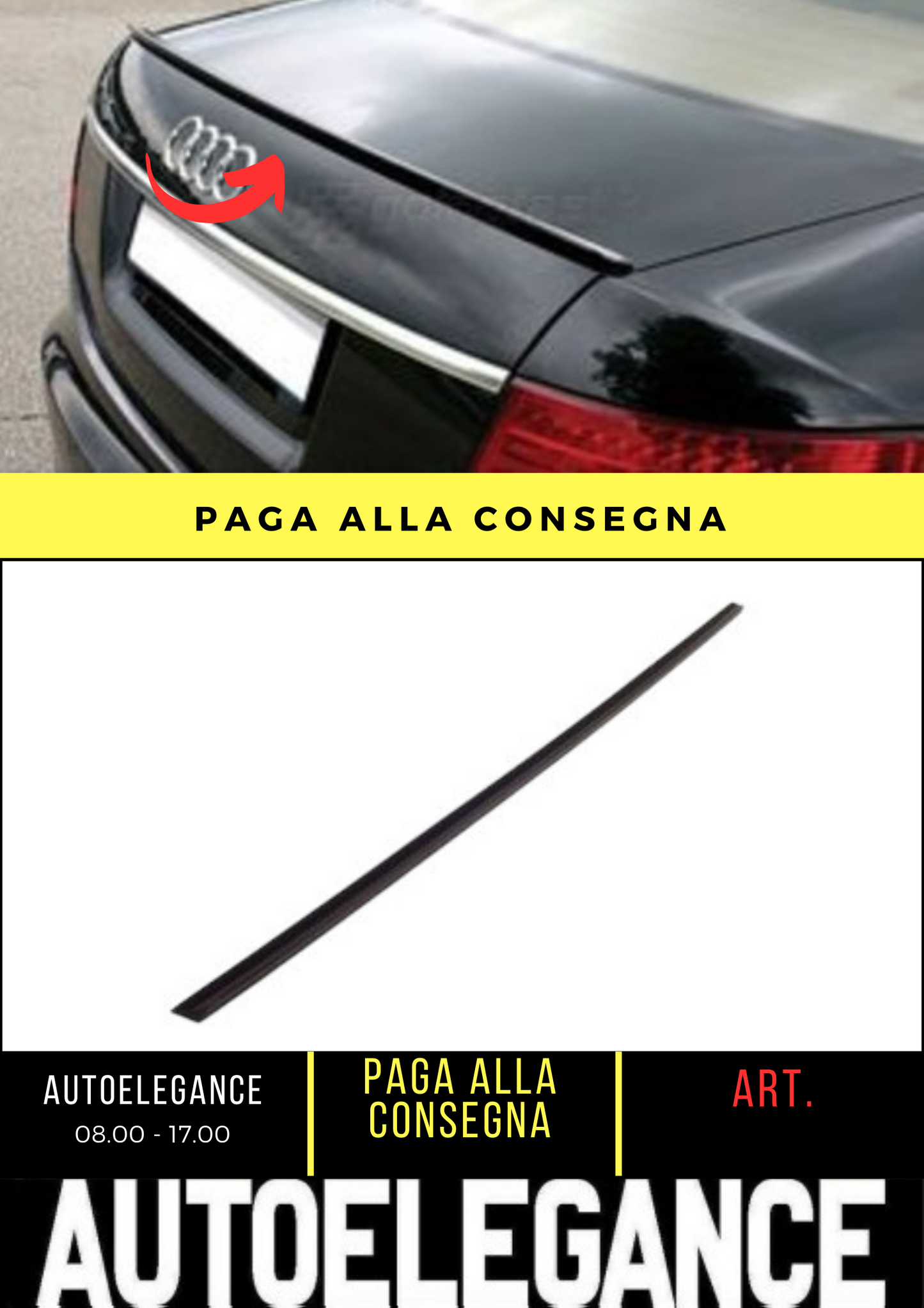 💕FRONT SPLITTER SUITABLE FOR AUDI A6 4B 💕