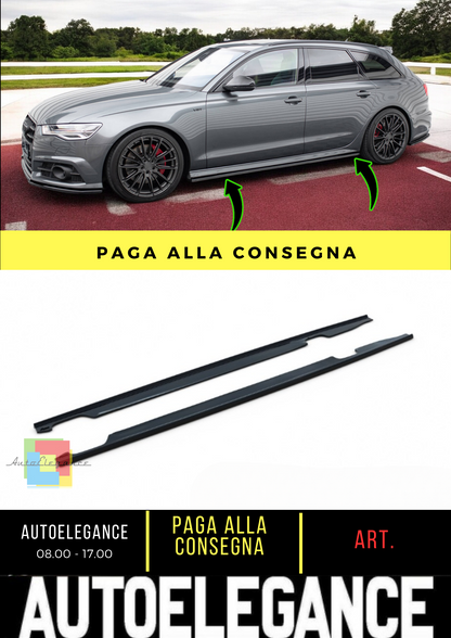 🔥Under Side Skirts suitable for Audi S6 / A6 S-Line / A6 C7 FL🔥