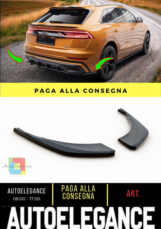 🔥Rear side splitter suitable for Audi Q8 S-line🔥