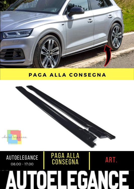 🔥Sotto MINIGONNE LATERALI adatto per Audi SQ5/Q5 S-line MkII🔥