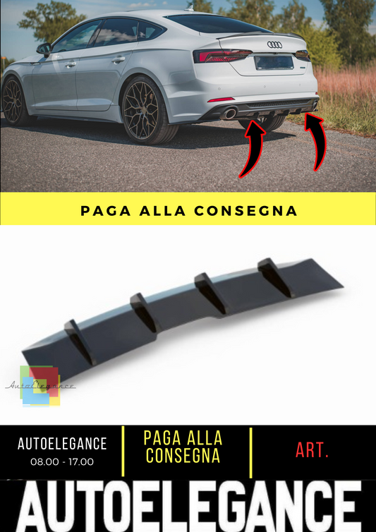 ✨Black Rear Diffuser Lights Suitable for Audi A5 S-Line F5 Coupe / Sportback✨