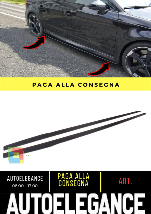 ✨Under Side Skirts suitable for Audi RS3 8V FL Sportback✨