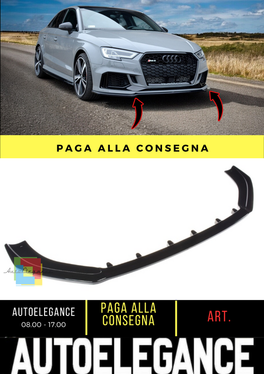 ✨Front Splitter V.2 suitable for Audi RS3 8V FL Sedan✨