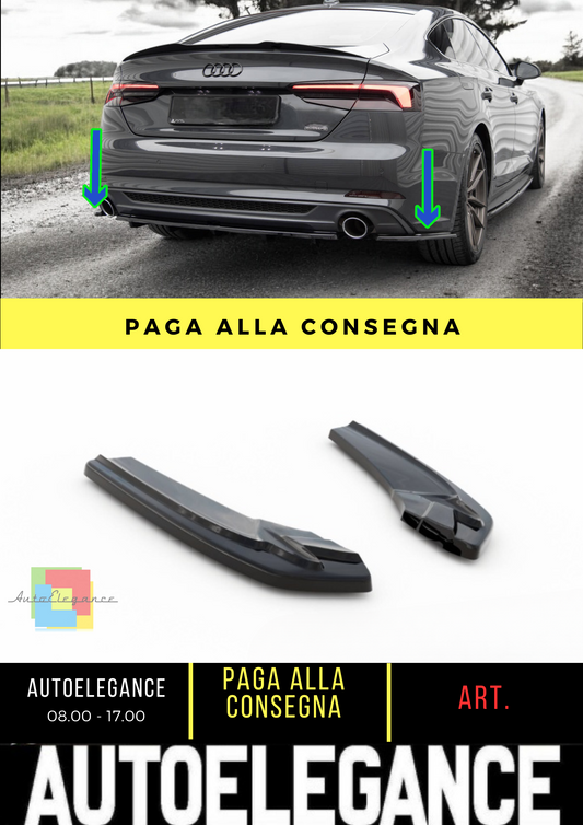 ✨Rear Side Splitter Suitable for Audi A5 S-Line F5 Sportback✨
