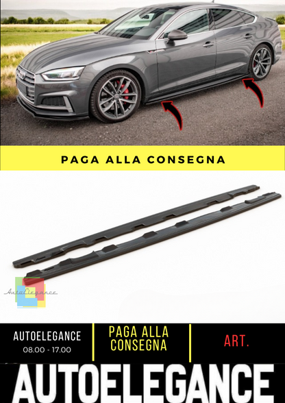 ✨Sotto Minigonne Laterali adatto per  Audi S5 / A5 S-Line F5 Sportback✨