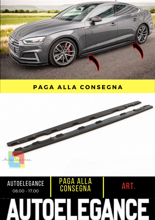 ✨Sotto Minigonne Laterali adatto per  Audi S5 / A5 S-Line F5 Sportback✨