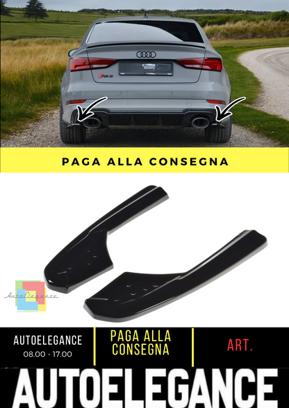 ✨Rear Side Splitters suitable for Audi RS3 8V FL Sedan✨