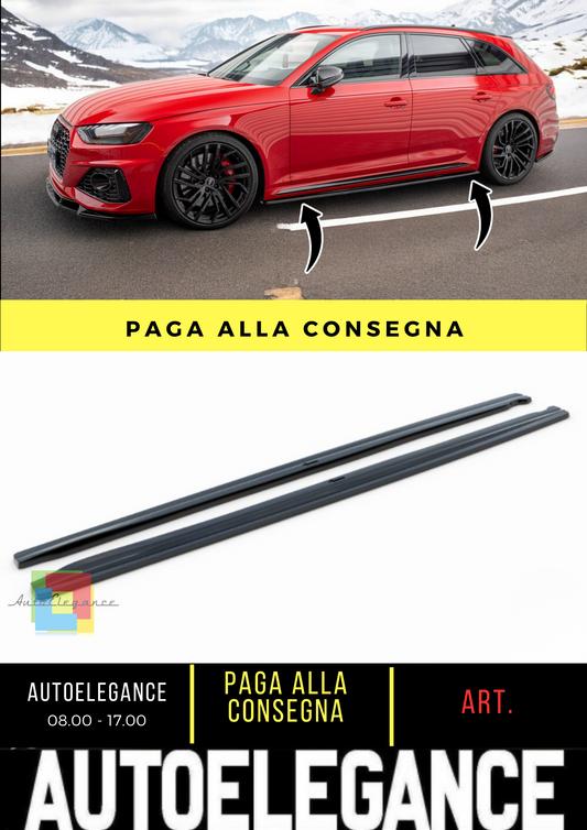 🔥Under Side Skirts suitable for Audi RS4 B9 / B9 Facelift🔥