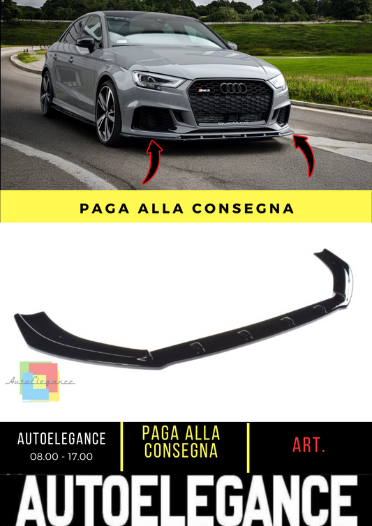 ✨Front Splitter V.1 suitable for Audi RS3 8V FL Sedan✨