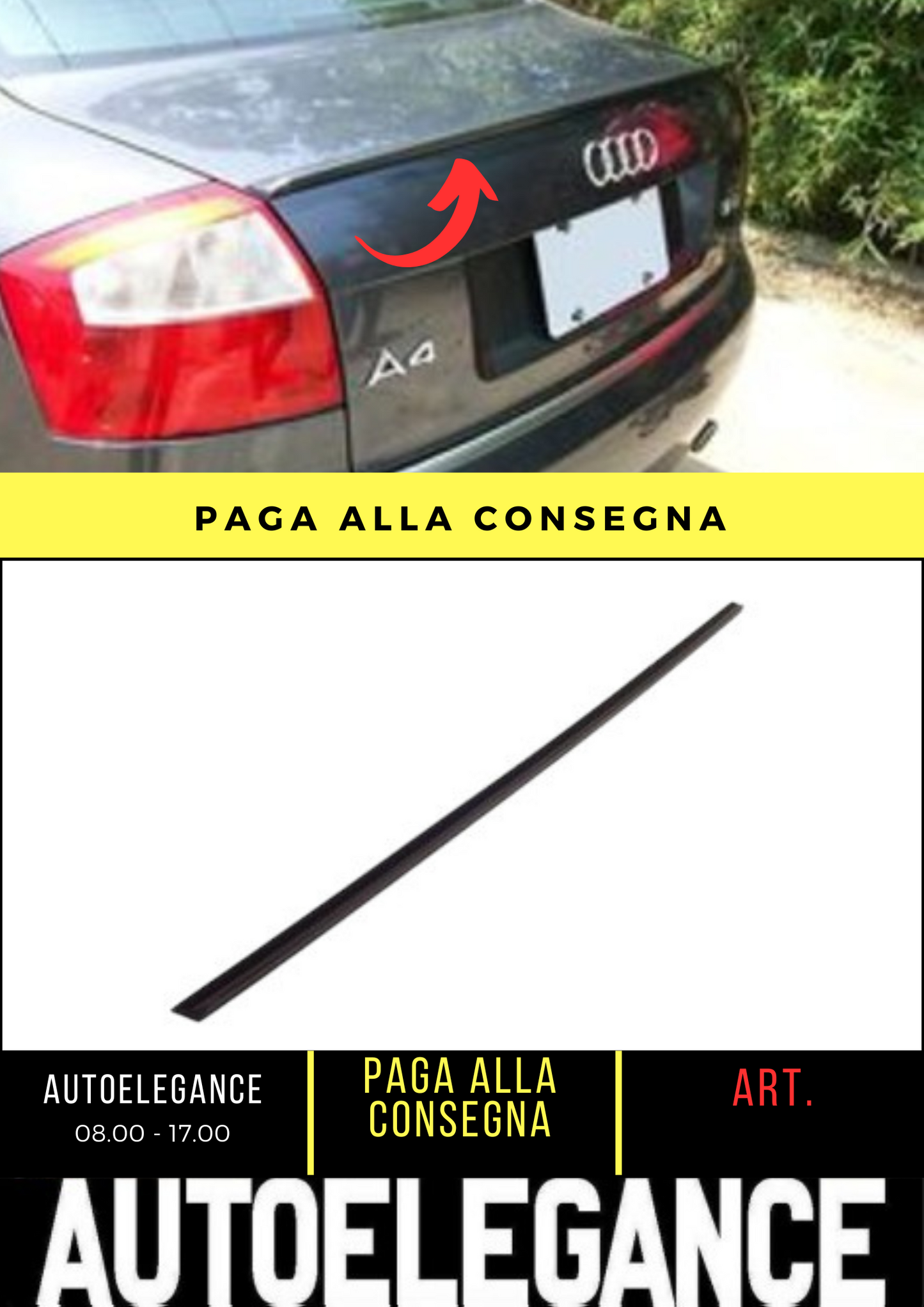 💕FRONT SPLITTER SUITABLE FOR AUDI A4 B6 💕