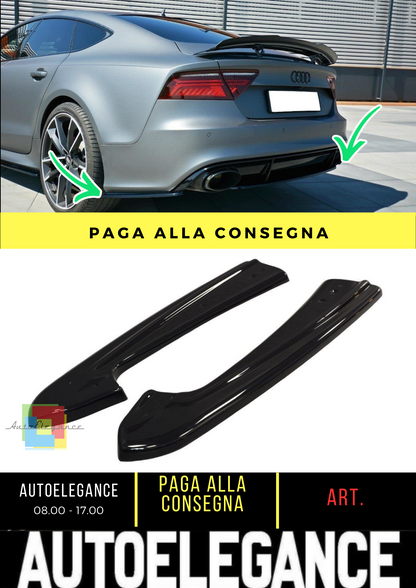 💫 SPLITTER LATERALI POSTERIORI V.1 ADATTO PER Audi RS7 C7💫