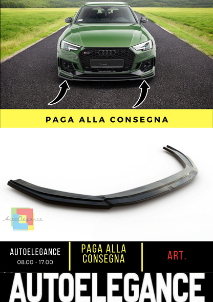 ✨Splitter anteriore V.2 adatto per Audi RS4 B9✨