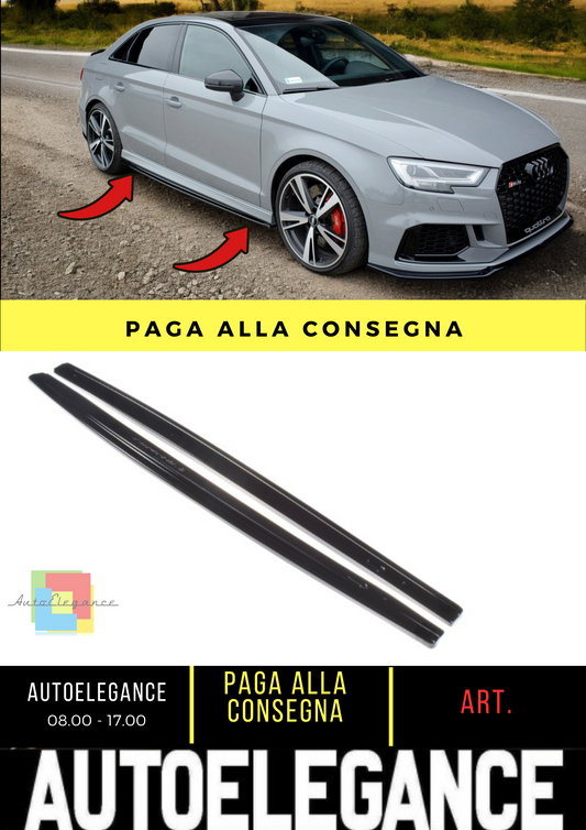 ✨Under Side Skirts suitable for Audi RS3 8V FL Sedan✨