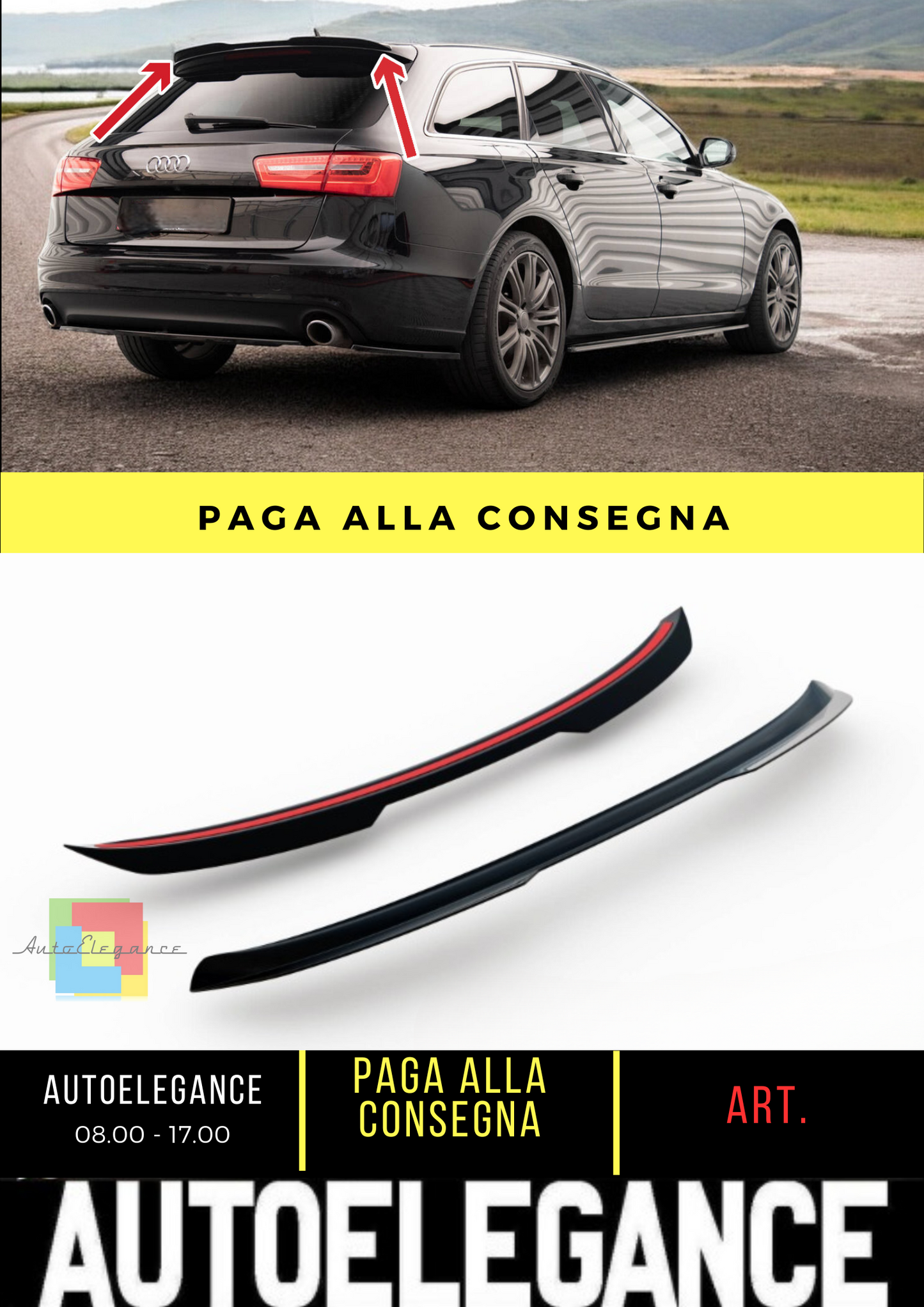 💫 ROOF SPOILER V.1 suitable for Audi A6 C7 Avant💫