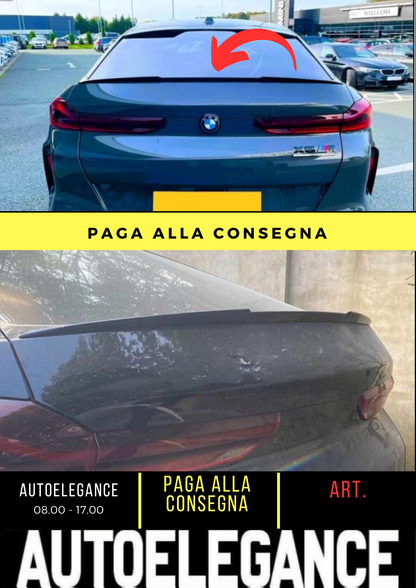 💕 SPOILER POSTERIORE ADATTO PER BMW X6 G06 NERO OPACO💕