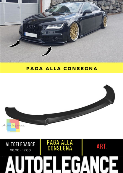 ⭐Splitter anteriore V.1 adatto per Audi S7 / A7 S-Line C7⭐