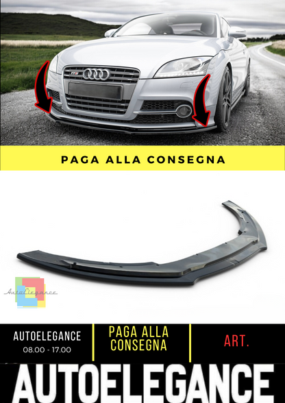⭐Splitter anteriore V.1 adatto per Audi TT S / TT S-Line 8J Facelift⭐