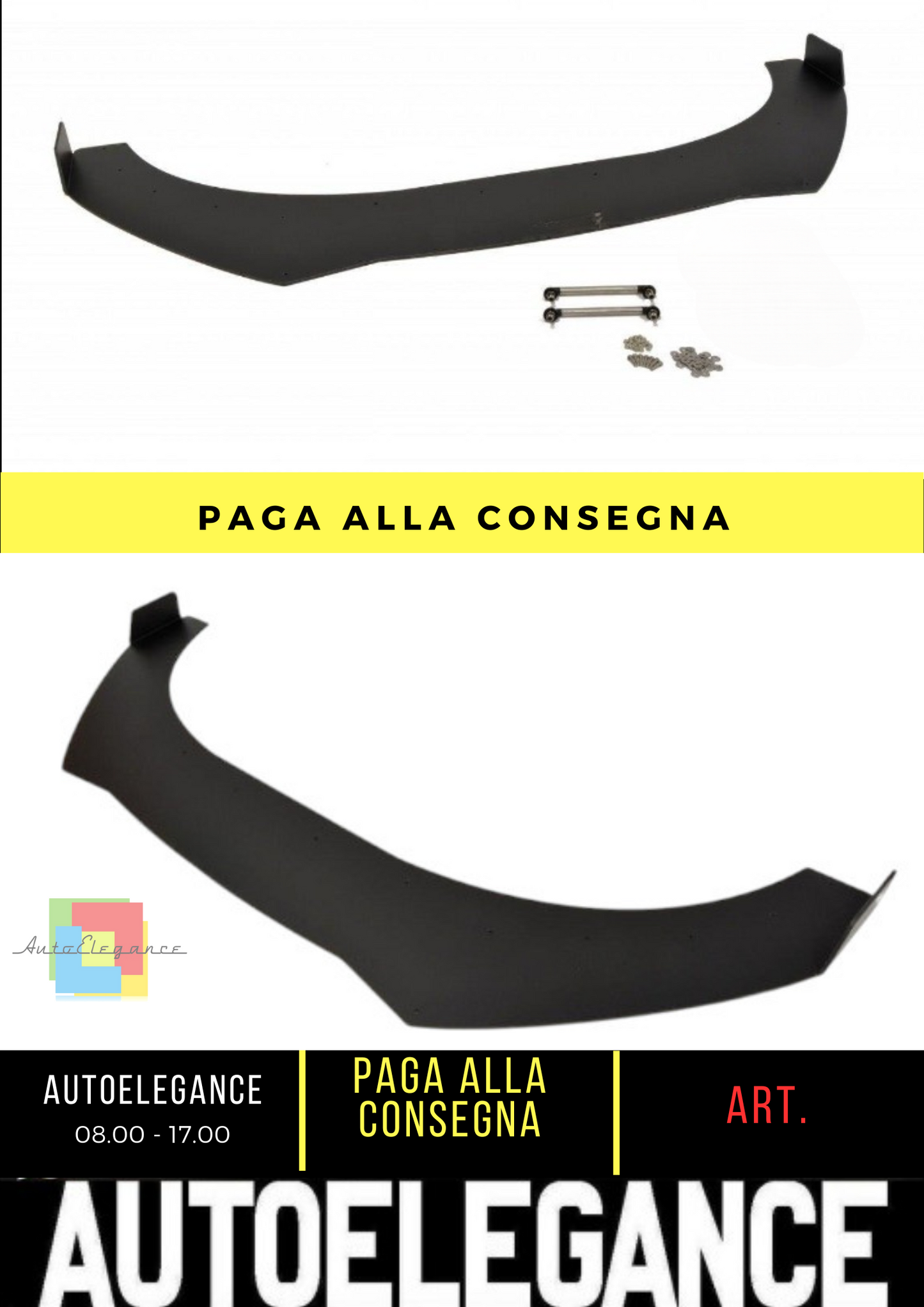 ⭐Splitter anteriore da corsa V.2 adatto per Audi TT RS 8J⭐