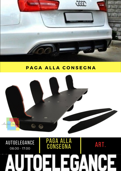 ⭐Diffusore Posteriore e Splitter Laterali Posteriori Audi A6 S-Line C7 ⭐