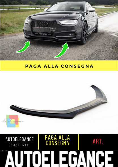 💫Splitter anteriore V.2 adatto per Audi A4 S-Line / S4 B8 Facelift💫