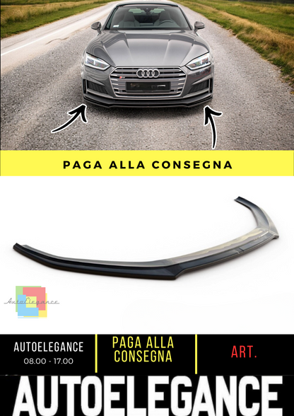 ⭐Splitter anteriore V.1 adatto per Audi S5 / A5 S-Line F5 Coupe / Sportback⭐