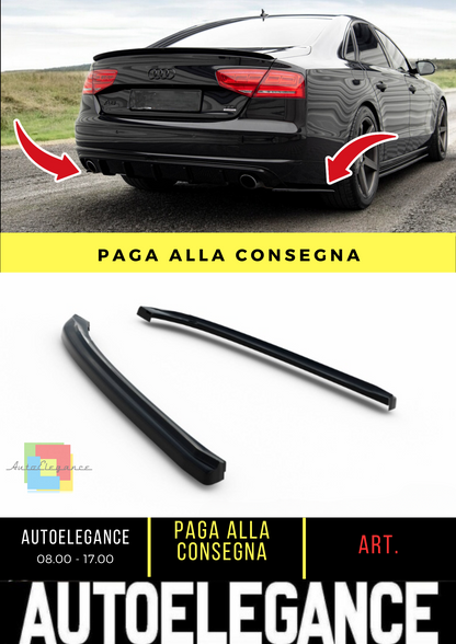 💫REAR SIDE SPLITTERS SUITABLE FOR AUDI A8 D4💫