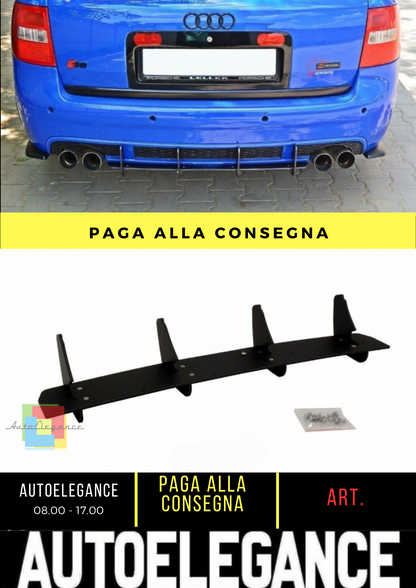 ⭐Black Rear Diffuser Lights Suitable for Audi RS6 C5 ⭐