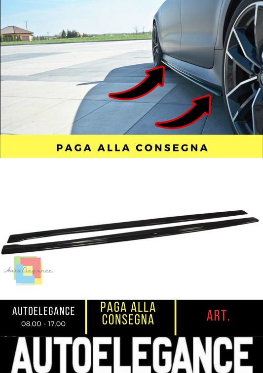 ⭐Under Side Skirts suitable for V.1 Audi RS7 C7⭐