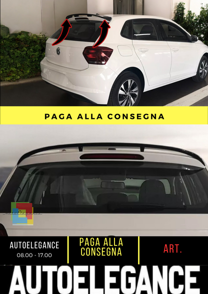 💫ROOF SPOILER SUITABLE FOR VOLKSWAGEN POLO MK6 (2016-) PU UNPAINTED💫